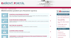 Desktop Screenshot of adisepo.mfcr.cz