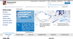 Desktop Screenshot of mfcr.cz